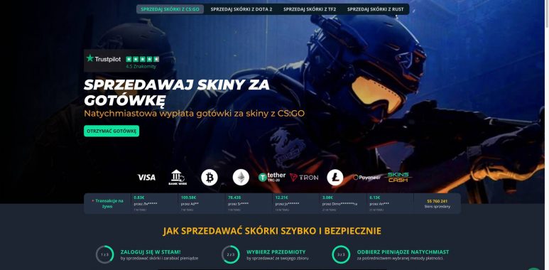 skinscash recenzja